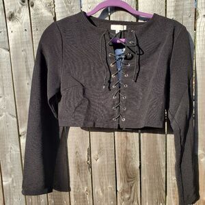 Lace Up Top‎